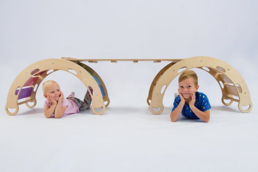 Montessori duhová houpačka XXL
