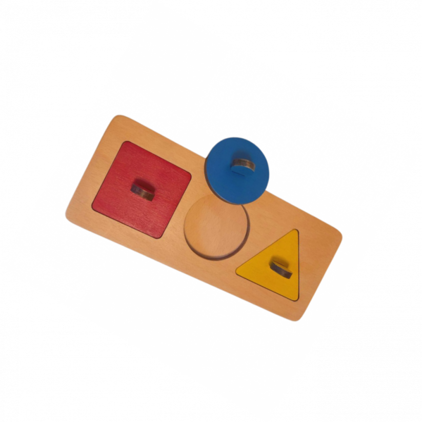 Geometrické tvary vkládačka