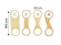 Balanční lávka 90 cm ke kamenům Stapelstein a dalším